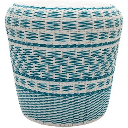 Sky Blue Outdoor Stool